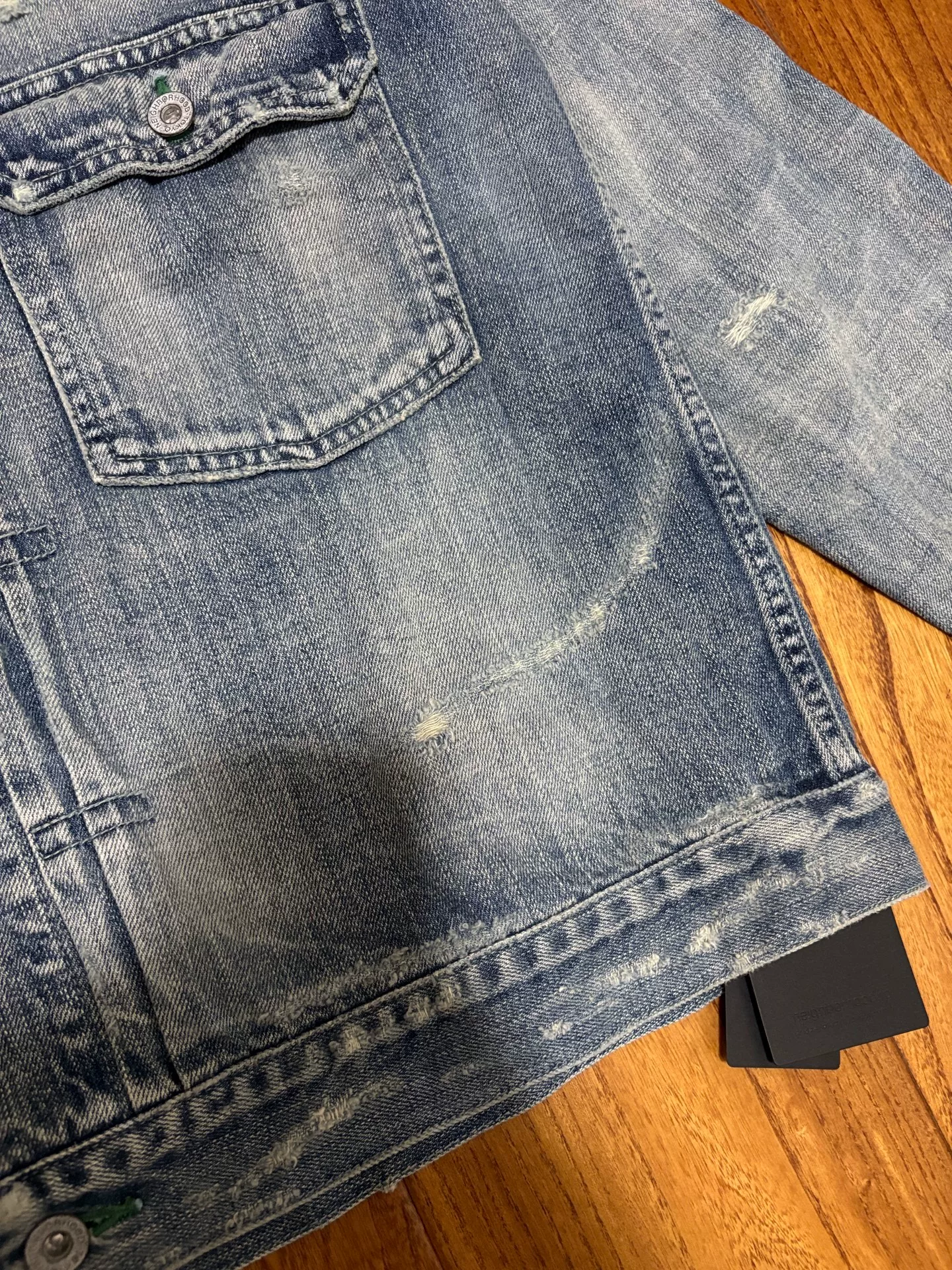 NEIGHBORHOOD SAVAGE STOCKMAN Denim Jacket — label