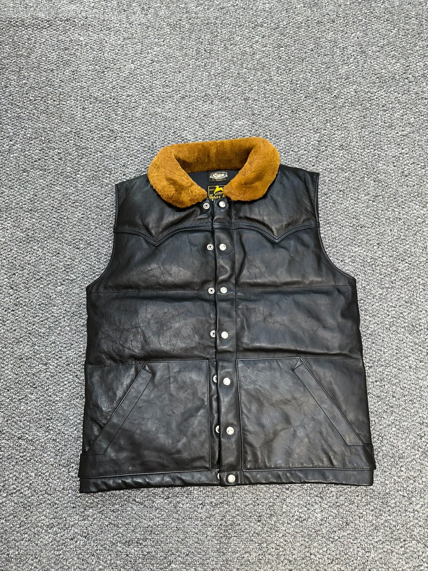 Real McCoys Horsehide Down Vest