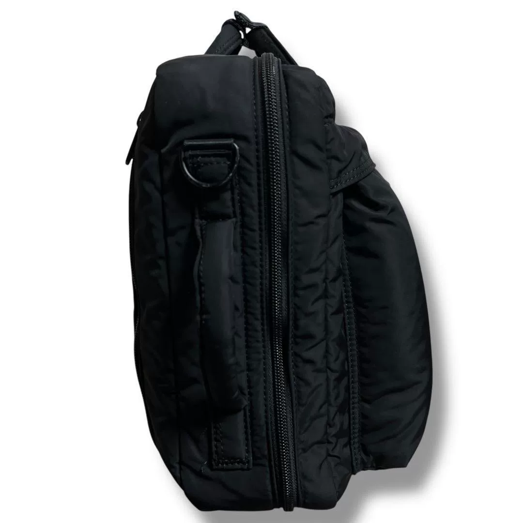 PORTERsenses Black 3WAY Briefcase Backpack — label