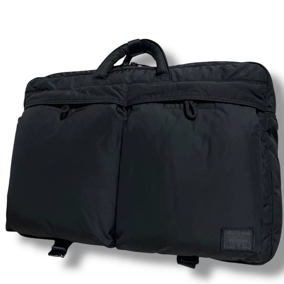 PORTERsenses Black 3WAY Briefcase Backpack