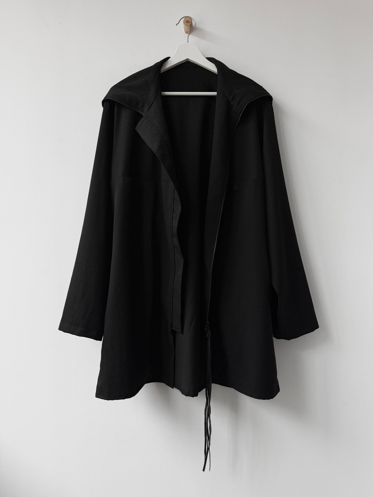Yohji Yamamoto Minimalist Hooded Jacket