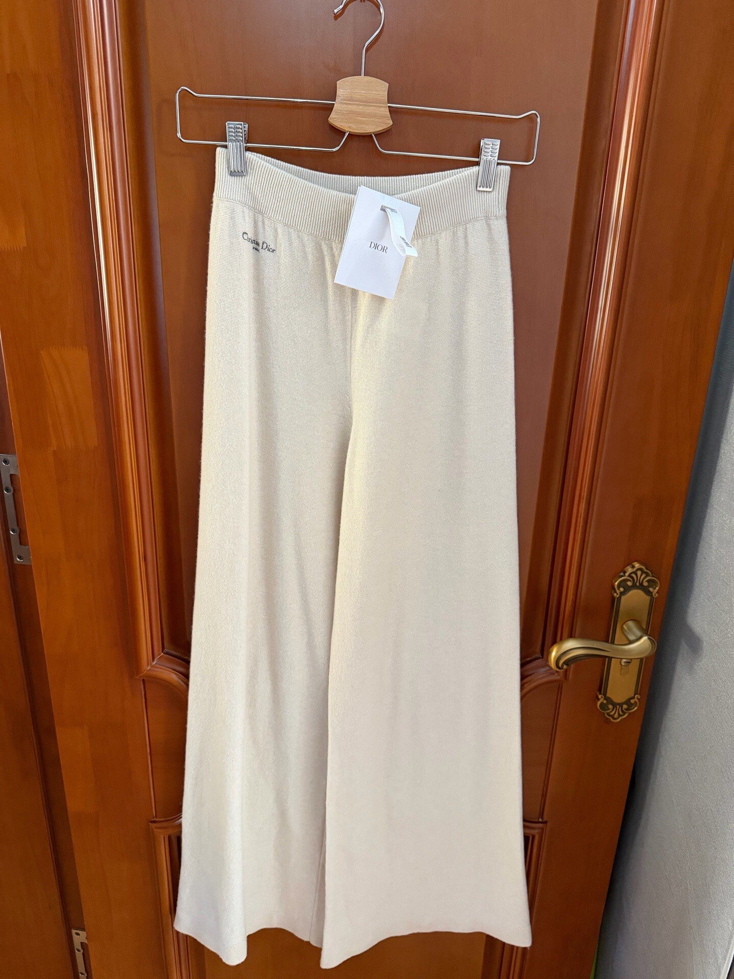 Dior New Cashmere Wide-Leg Pants