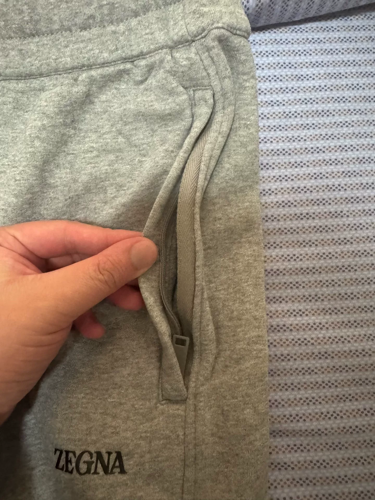 Zegna 2023 New Sports Trousers — detail