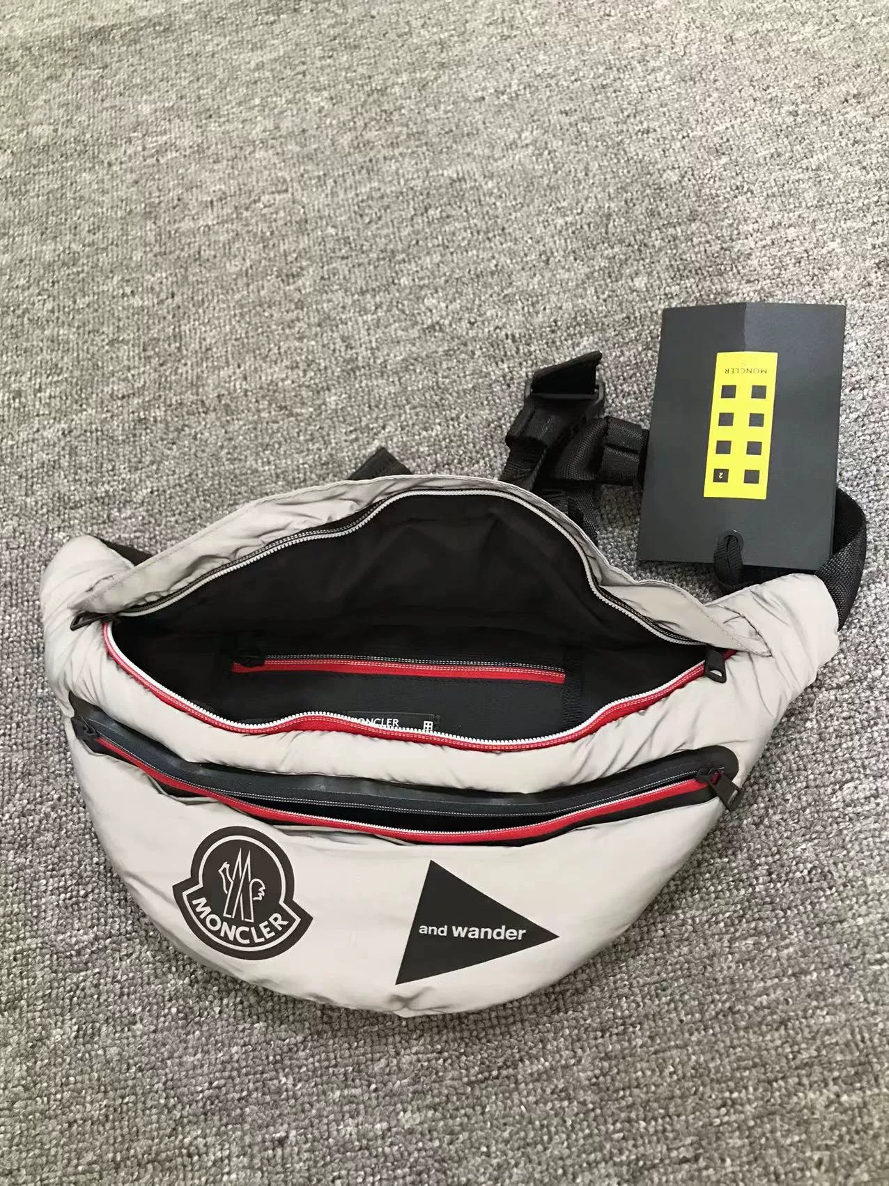 Moncler and Wander Reflective Fanny Pack