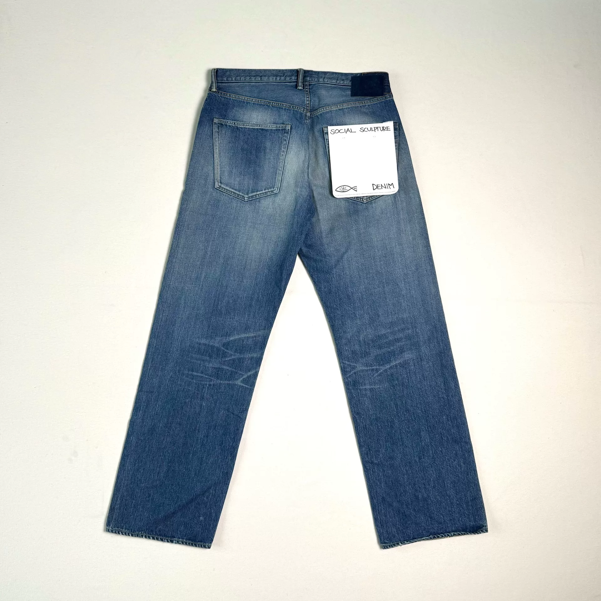VISVIM 25aw Social Sculpture Wide Jeans — front