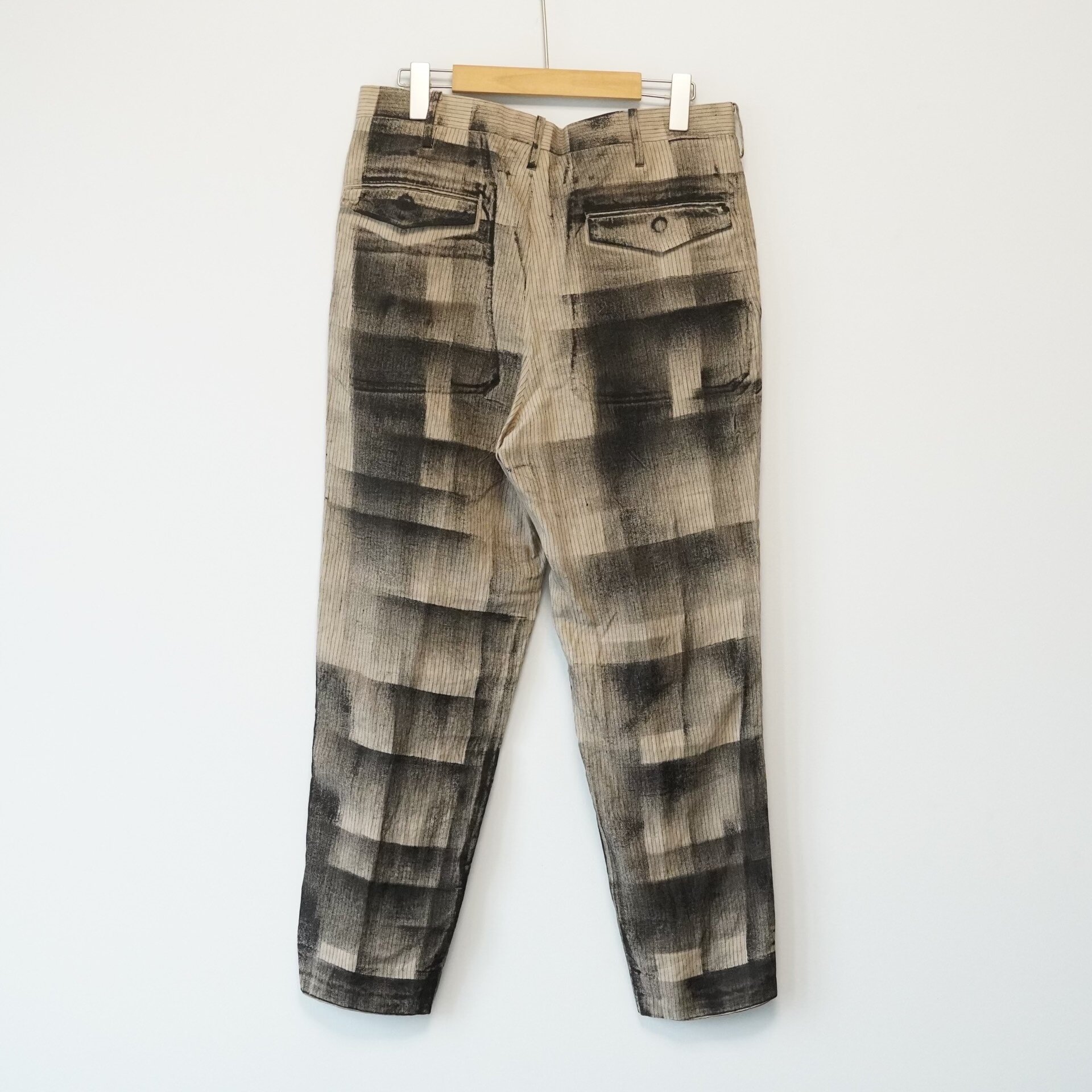 Yohji Yamamoto 15SS Hand-Dyed Straight-Leg Pants — front