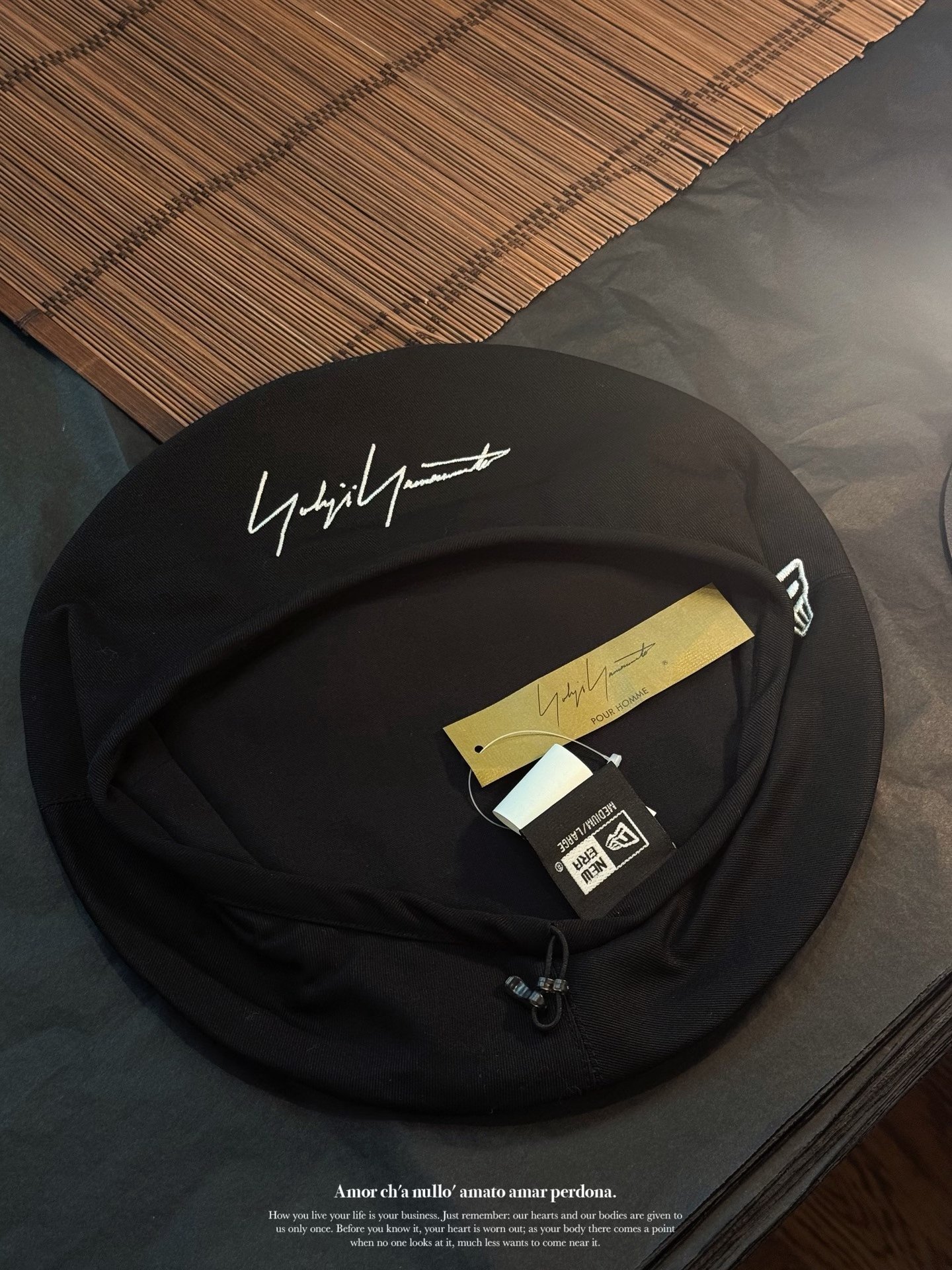 Yohji Yamamoto x NewEra 23AW Beret — front