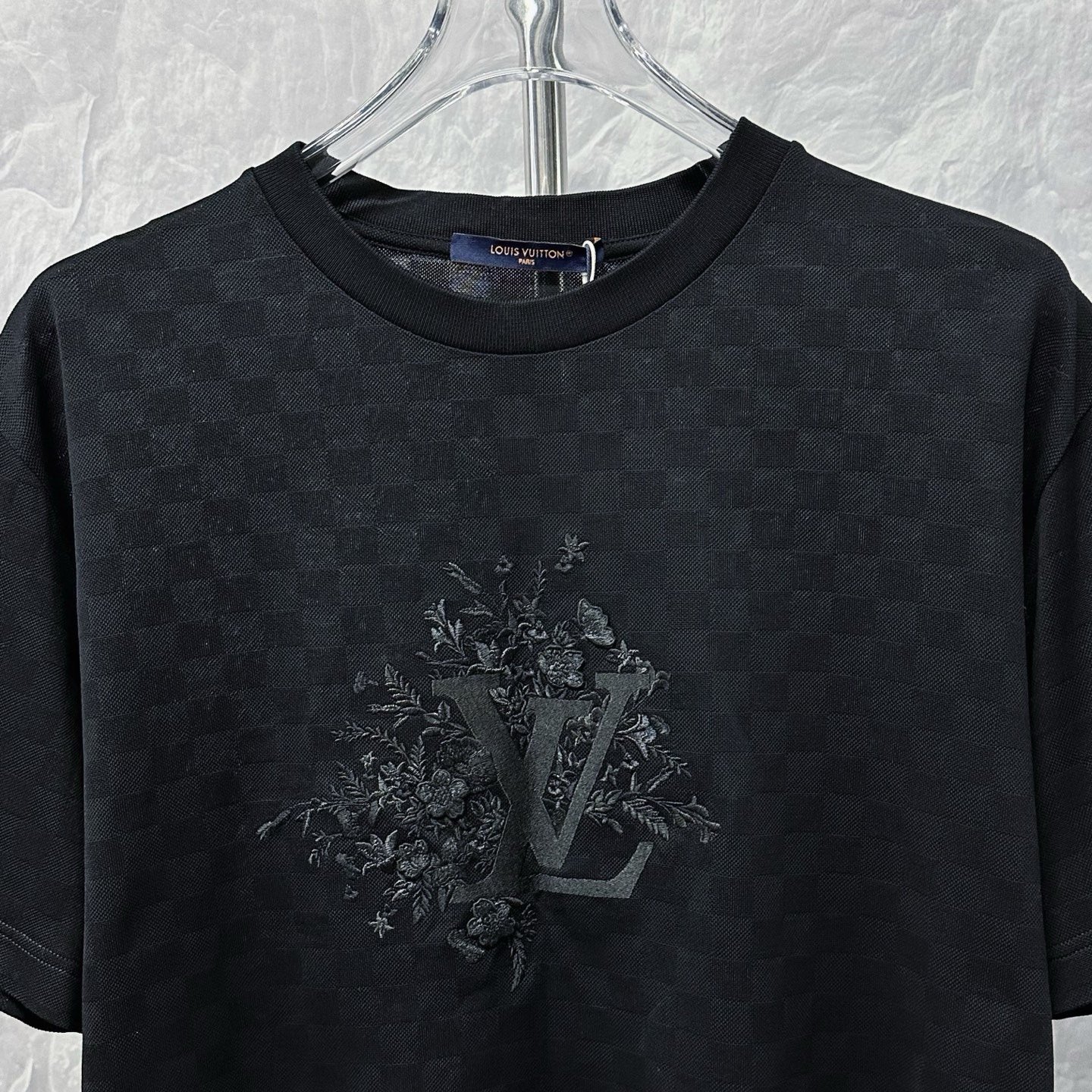 Louis Vuitton FW26 Checkerboard Floral Short Sleeve — front