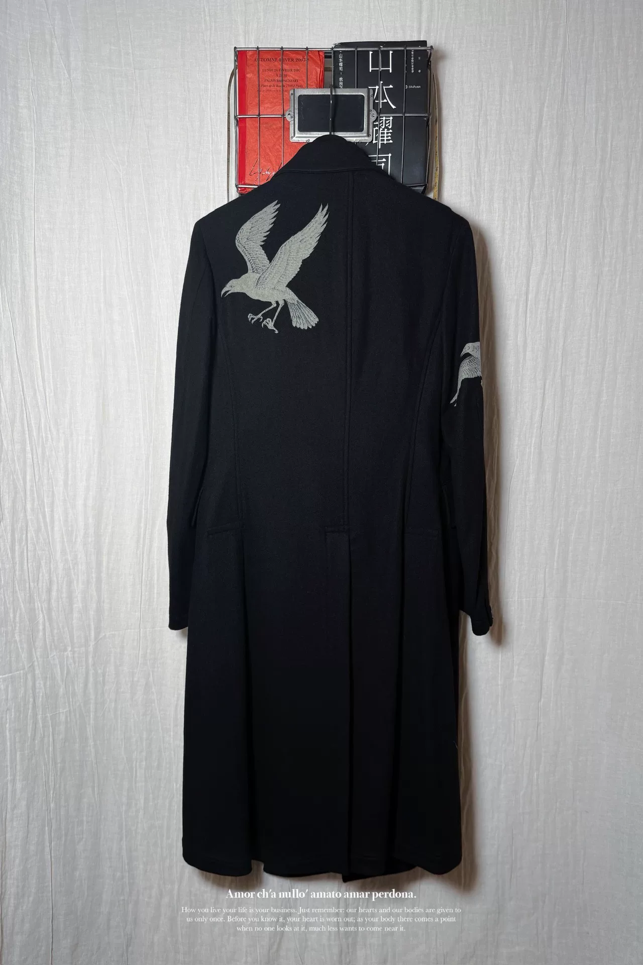Yohji Yamamoto 2011AW Ordermade Crow Coat — detail