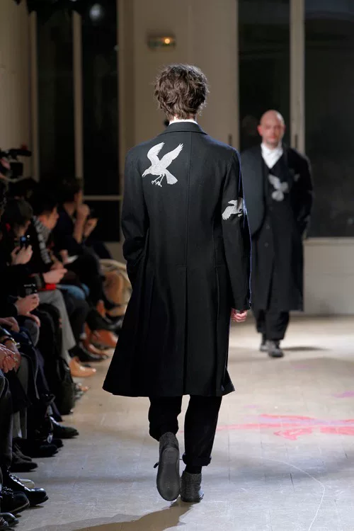 Yohji Yamamoto 2011AW Ordermade Crow Coat — label