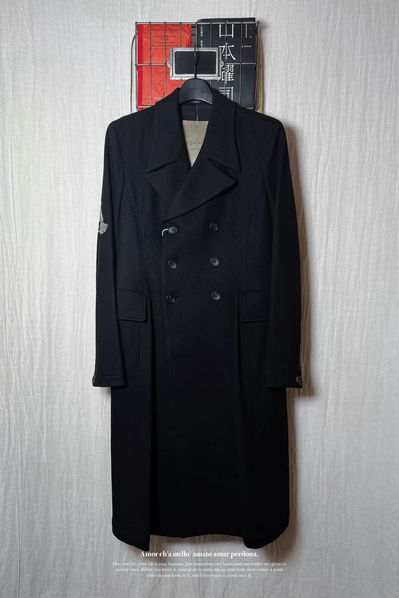 Yohji Yamamoto 2011AW Ordermade Crow Coat — front