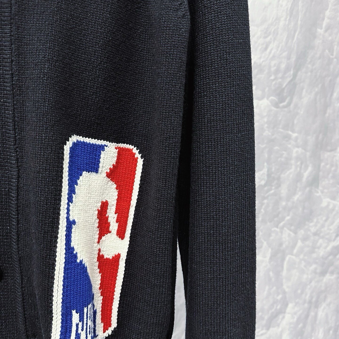 Louis Vuitton LV NBA Logo Knit Cardigan — detail