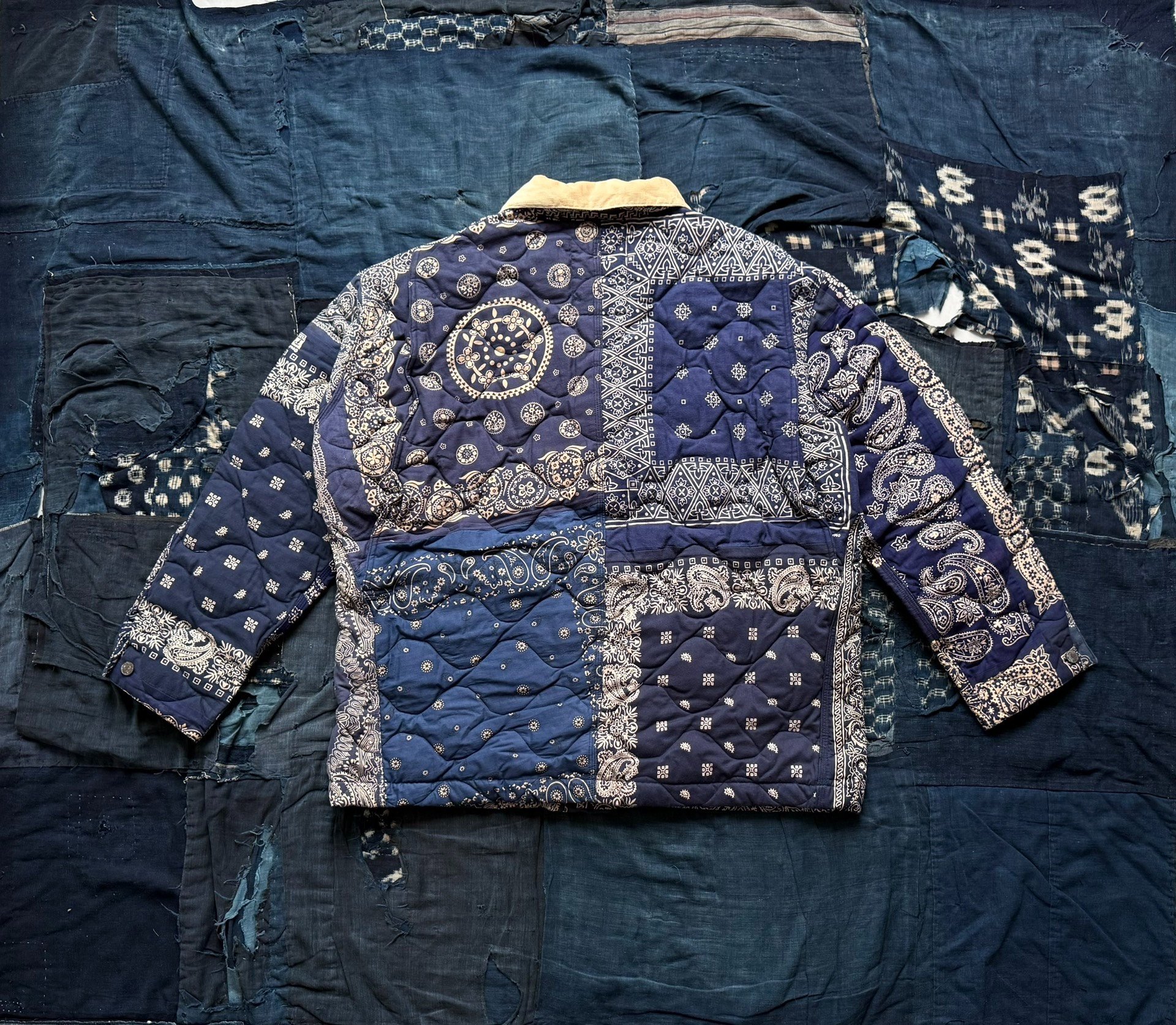 ReadyMade QLT Bandana Burn Coat — detail