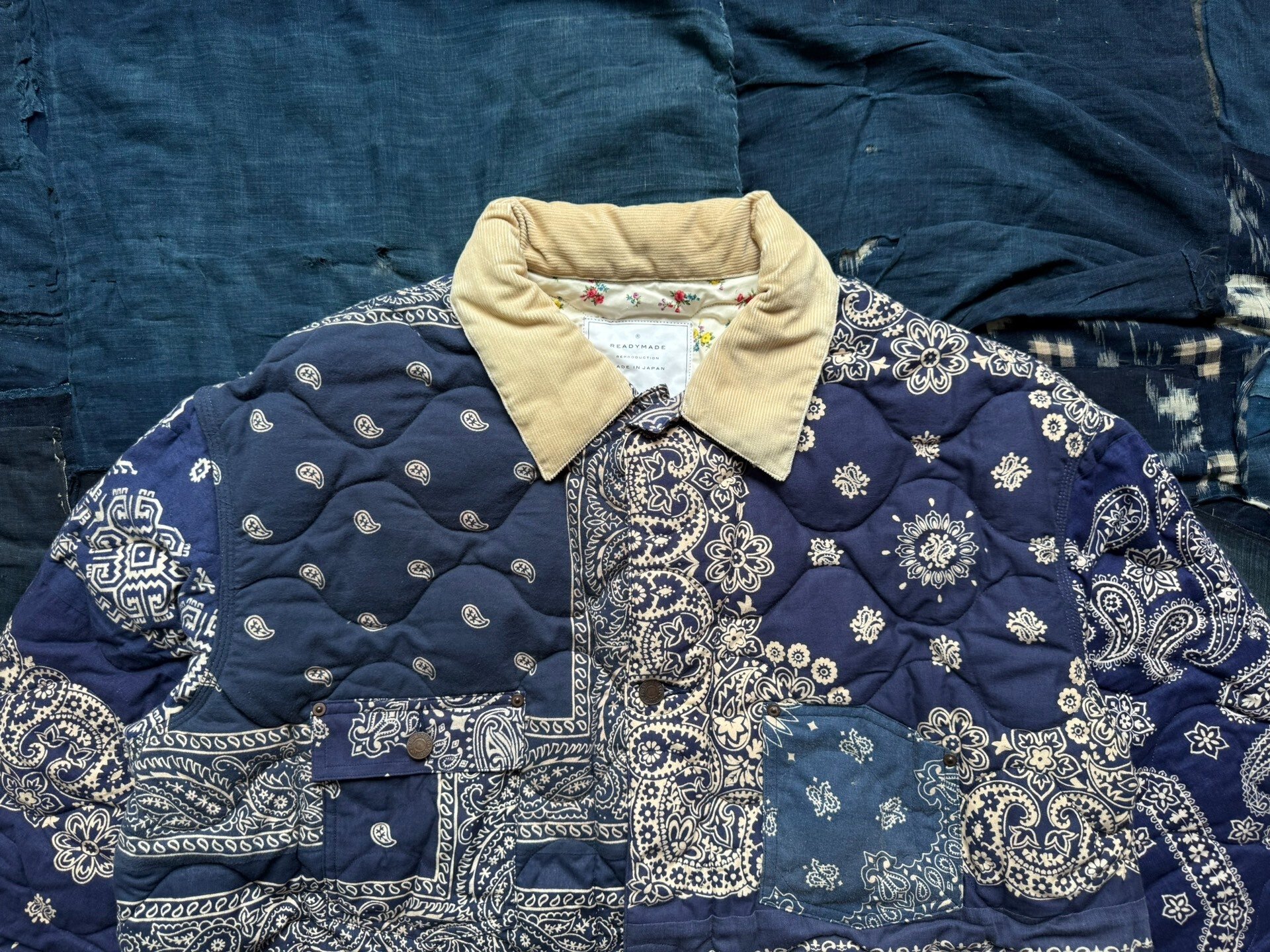 ReadyMade QLT Bandana Burn Coat — back