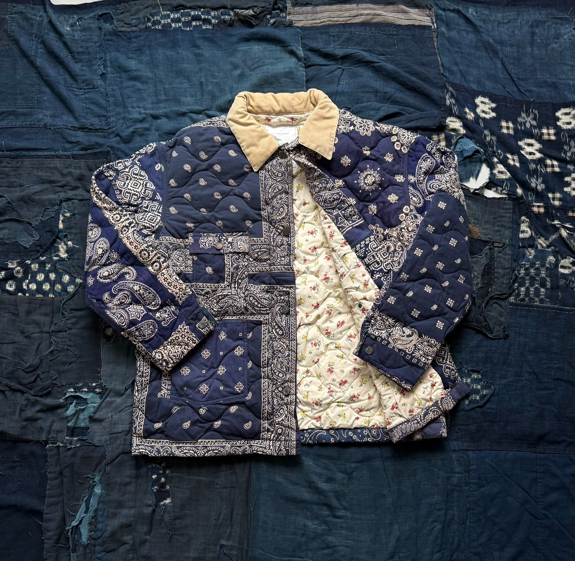 ReadyMade QLT Bandana Burn Coat — front