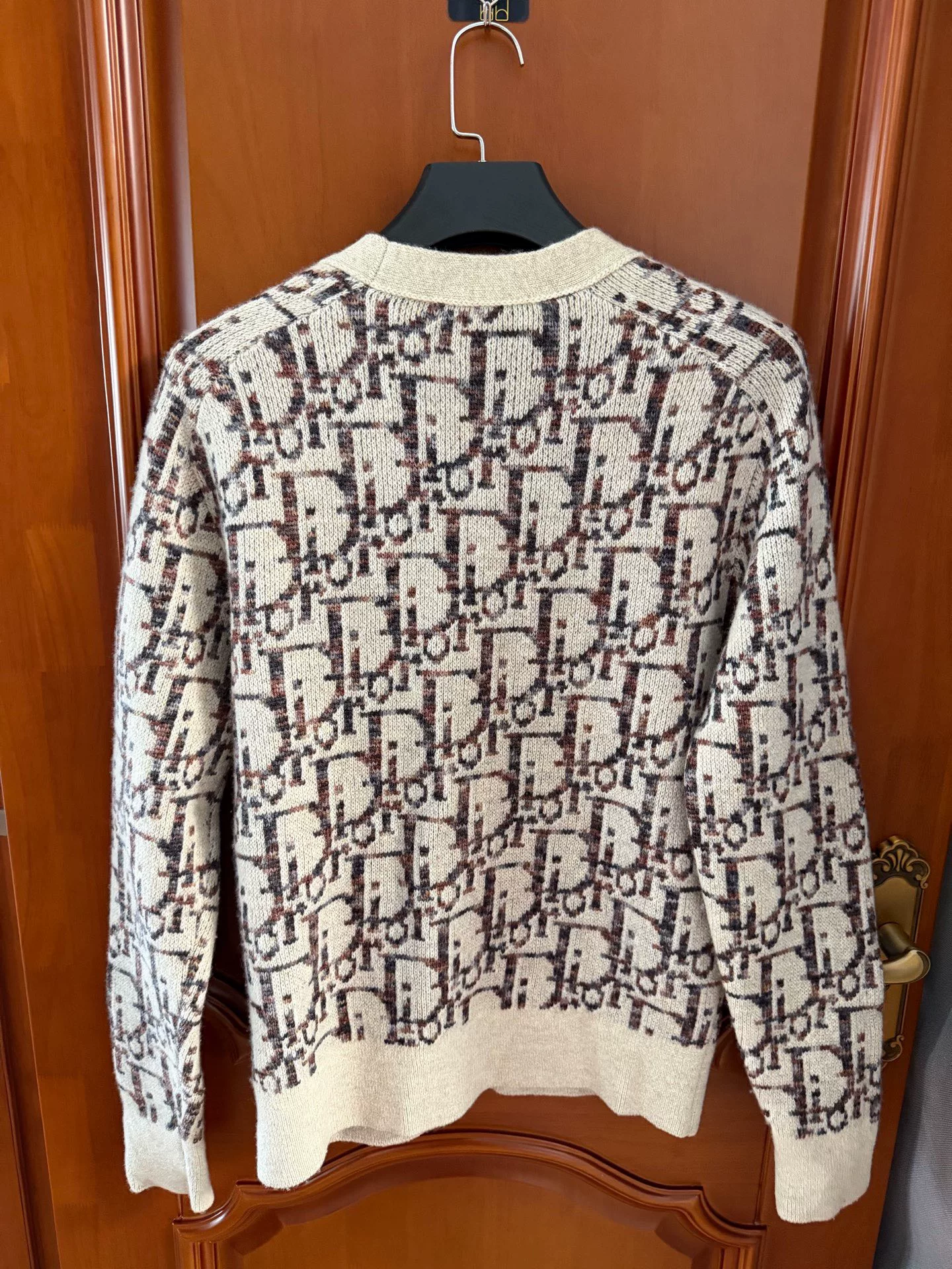 Dior Monogram Wool Cardigan — front