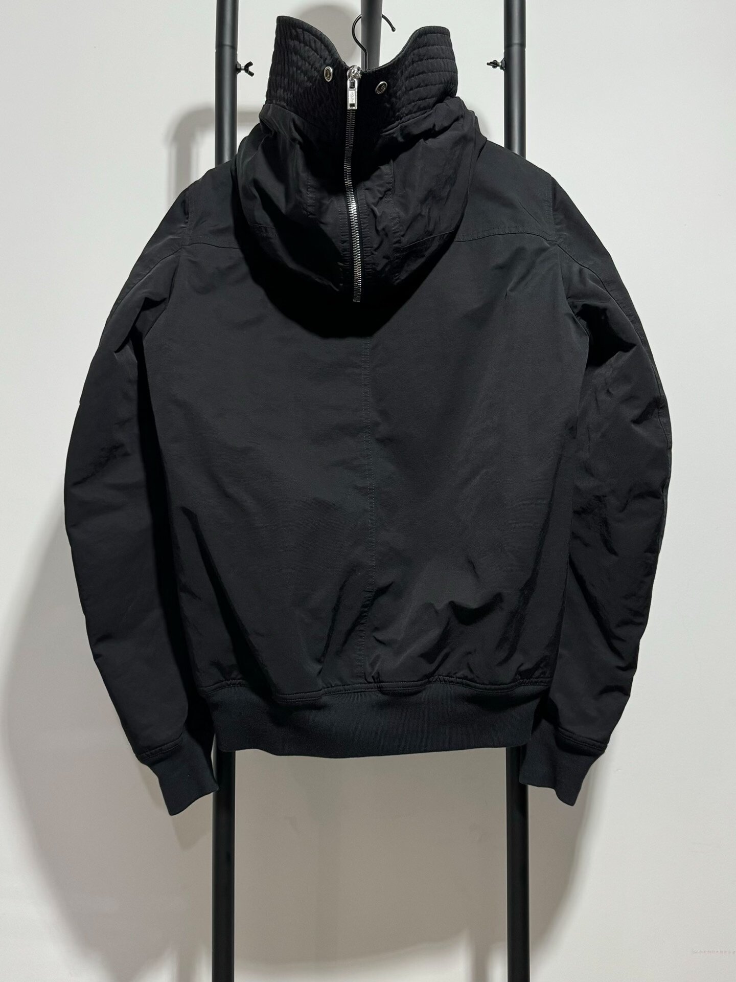 Rick Owens Drkshdw Black Bomber Jacket — front