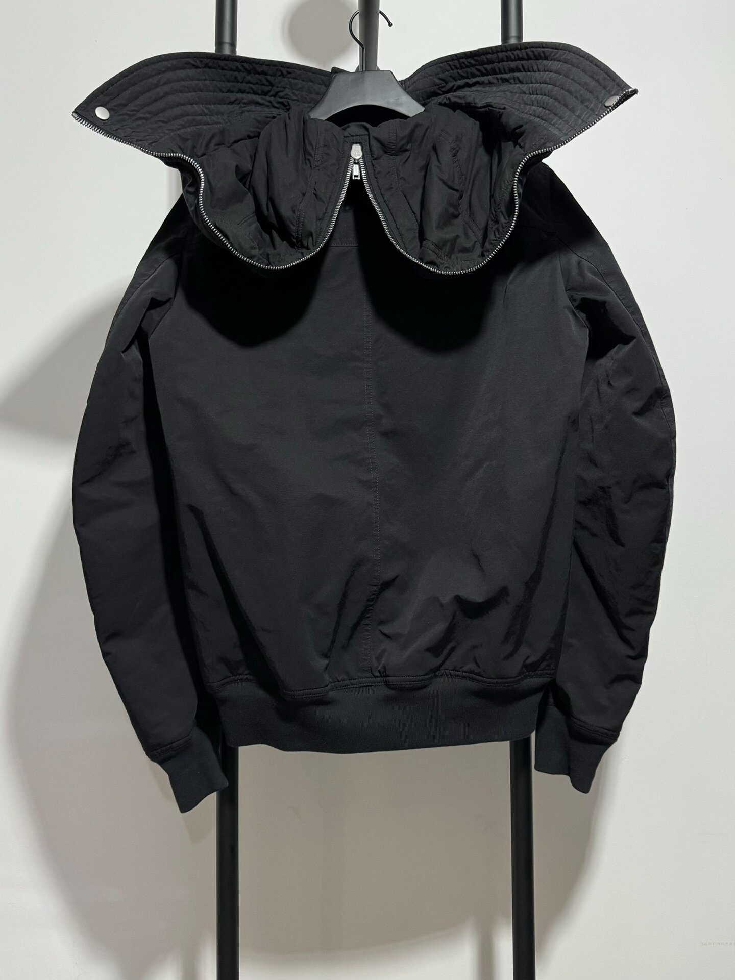 Rick Owens Drkshdw Black Bomber Jacket — detail