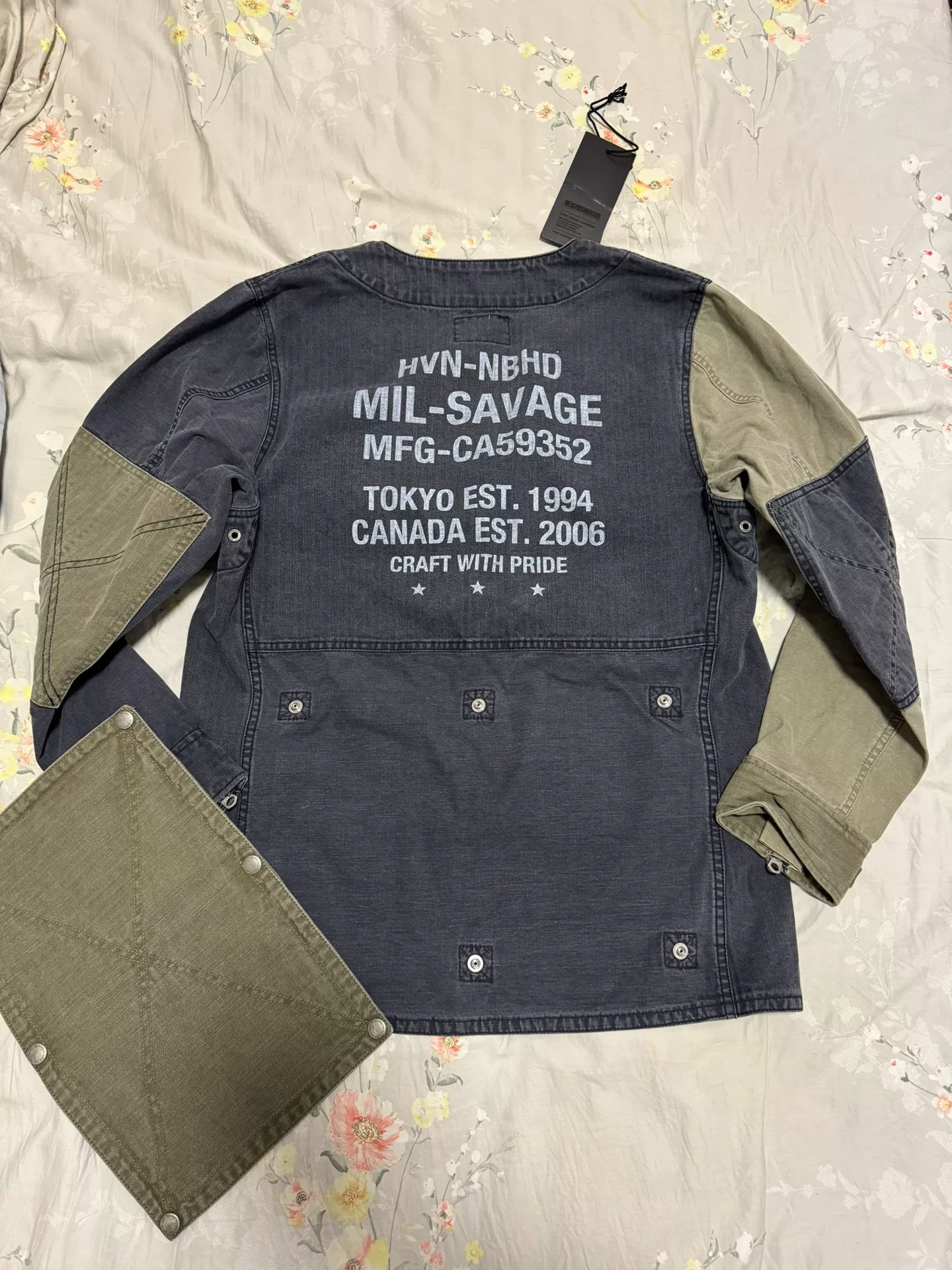 Neighborhood Haven 17AW M65 Jacket — detail