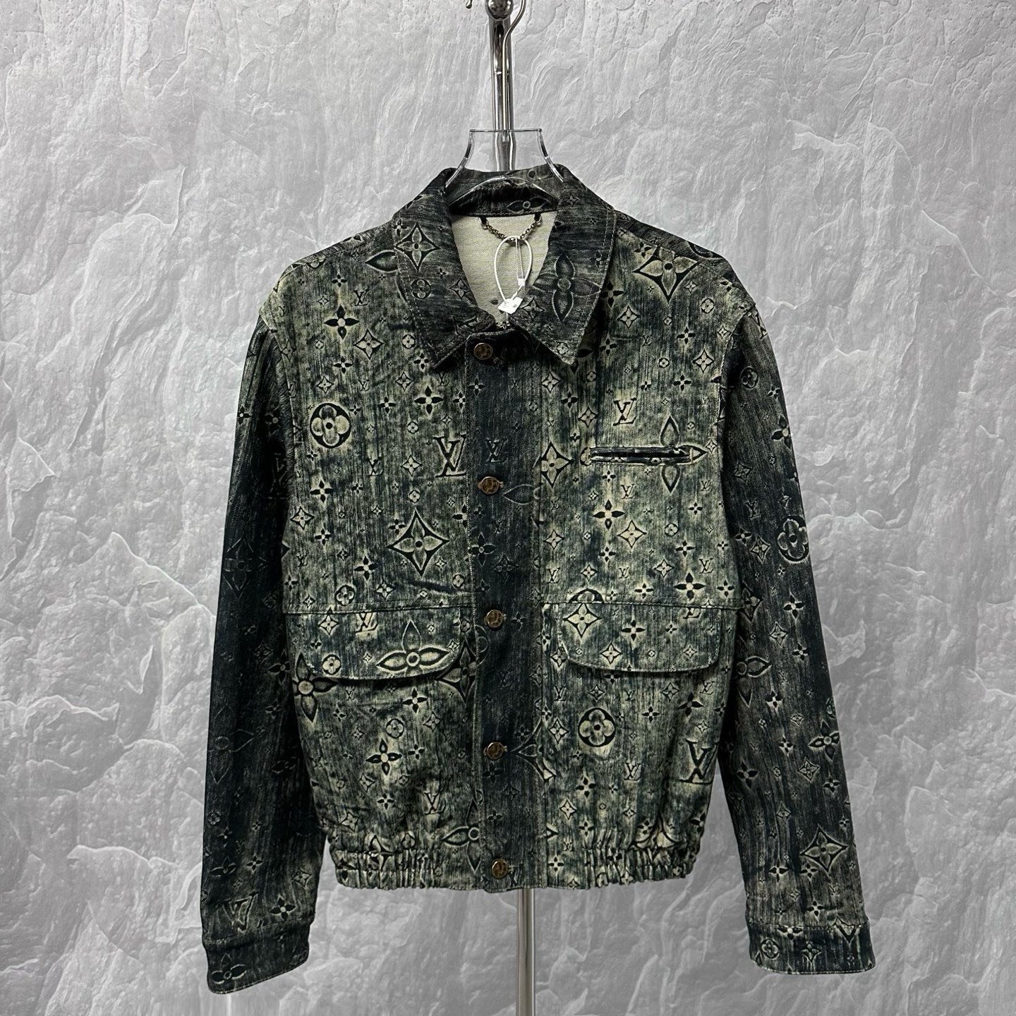Louis Vuitton Tie-Dye Monogram Denim Jacket