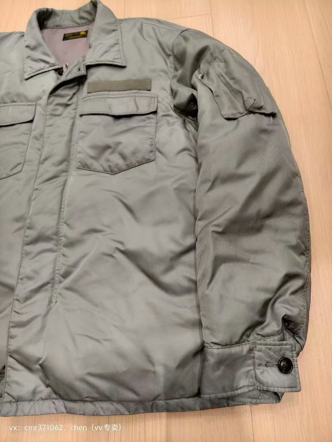 VISVIM 23 Heli Crew Down Shirt — back