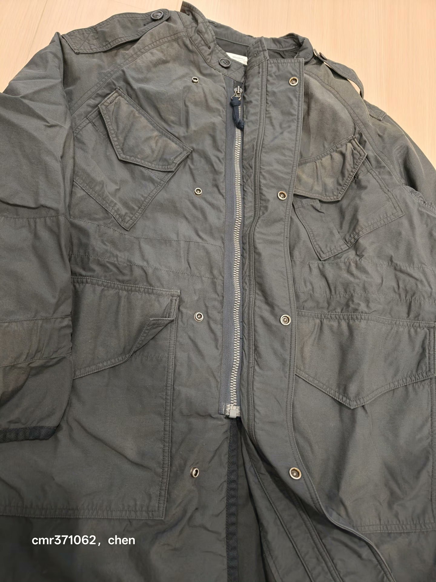 VISVIM 23SS BEGA COMBAT COAT — detail