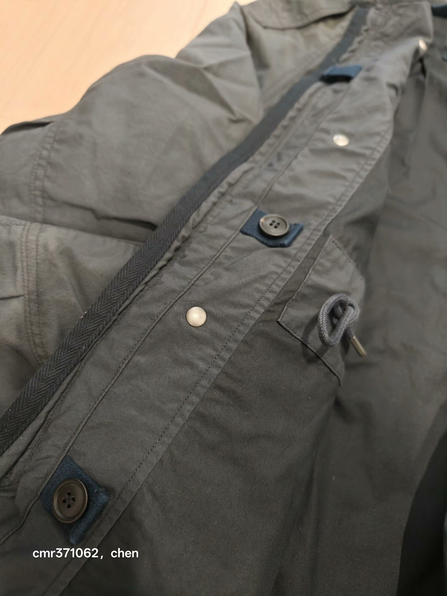 VISVIM 23SS BEGA COMBAT COAT — label