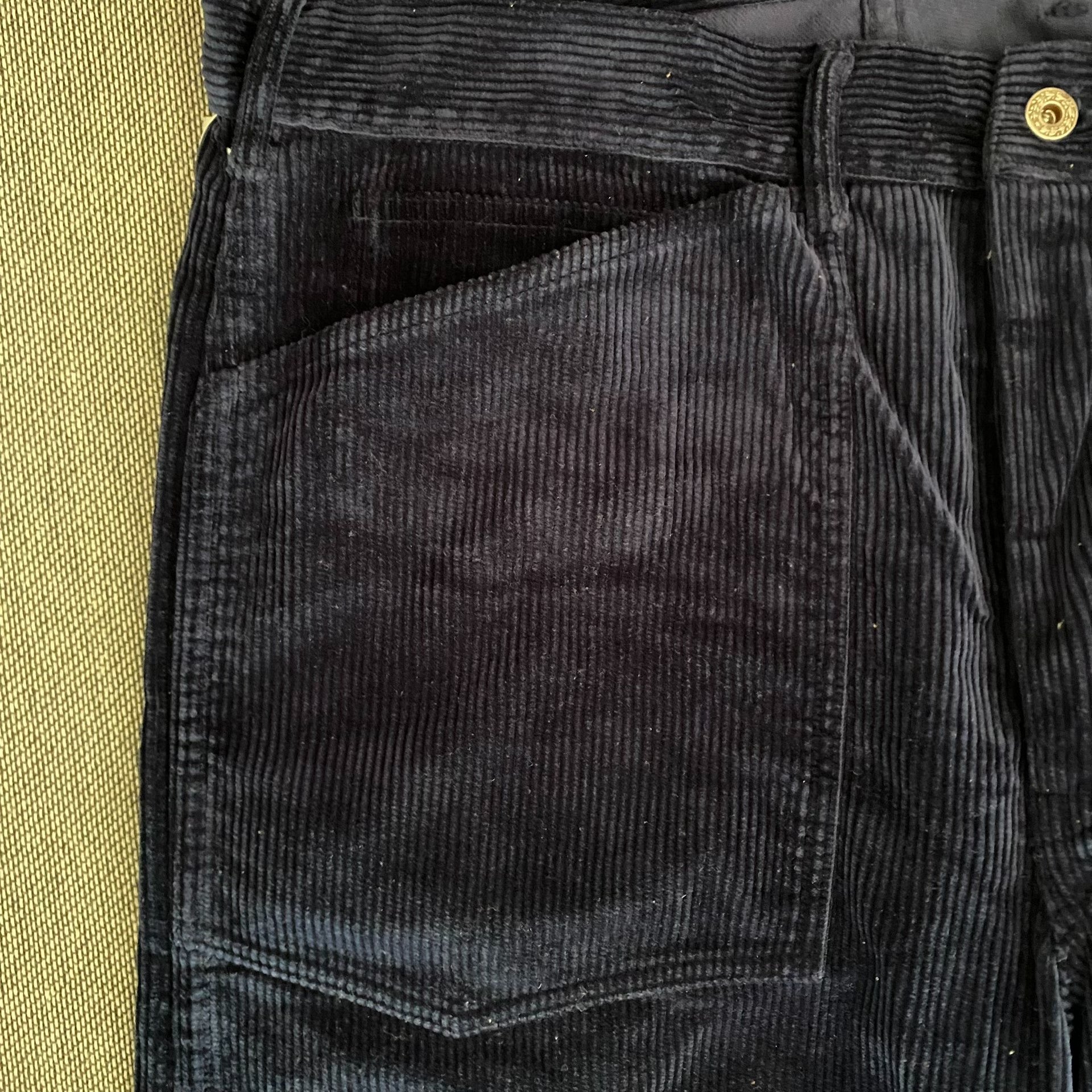 Buzz Rickson's Japanese Corduroy Military Cargo Pants — back