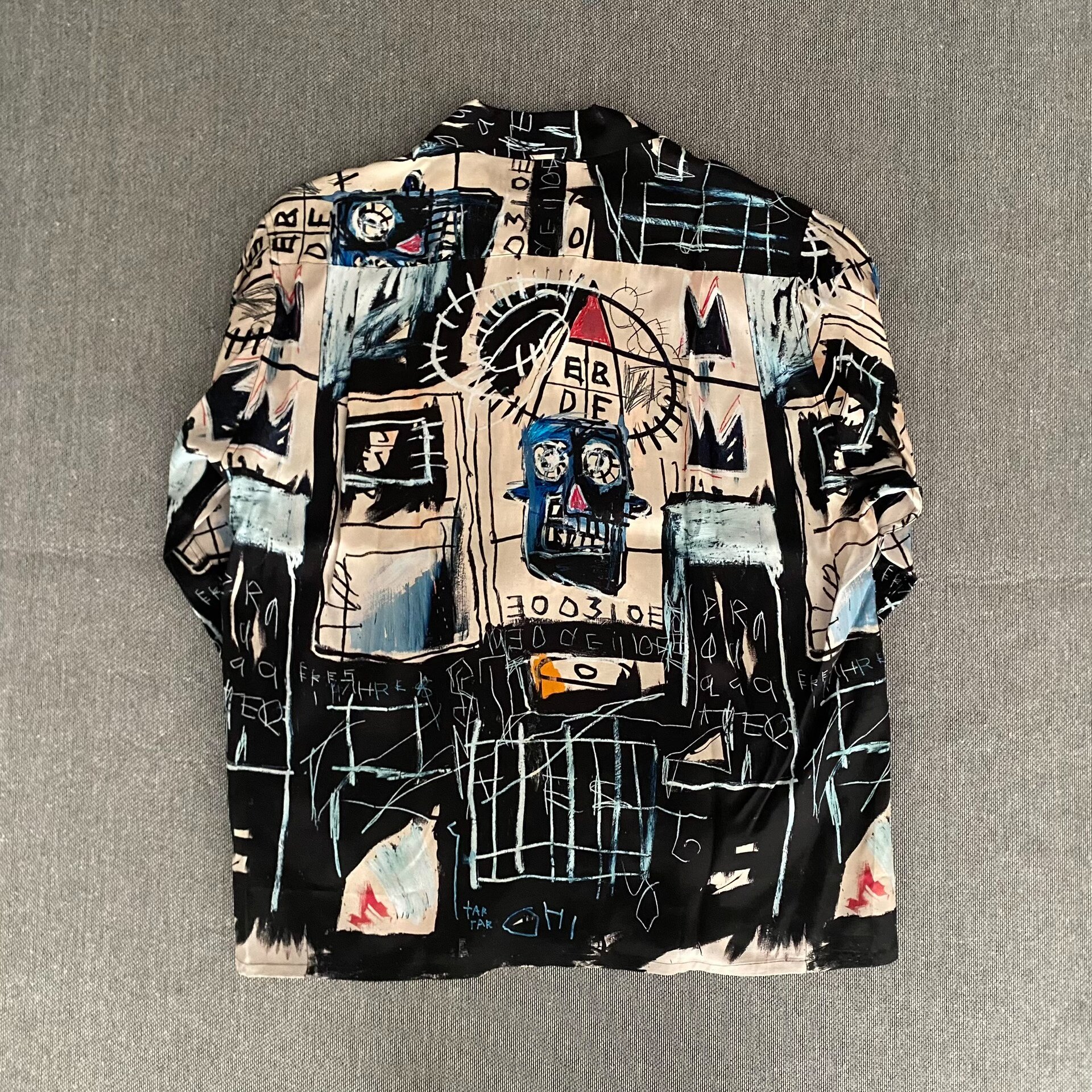 Wacko Maria Basquiat Hawaiian Shirt — front