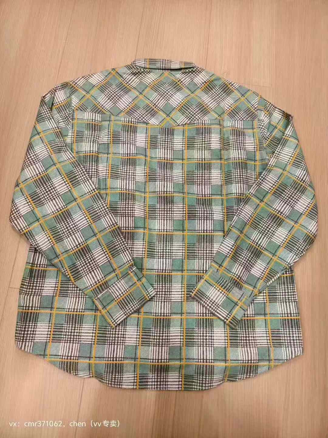 visvim 24 ICT Four Corners Check L/S — label