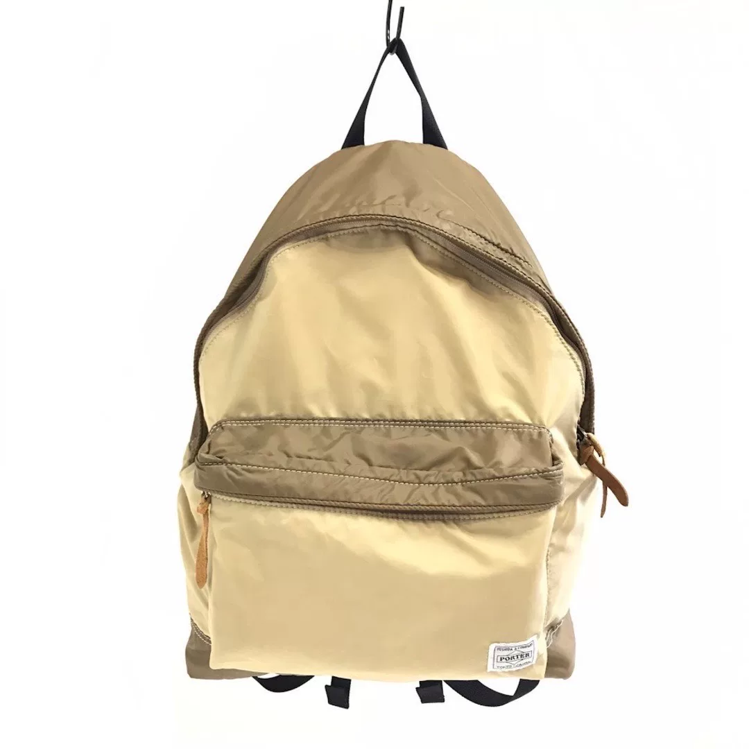 Porter Tan Brown Backpack — back