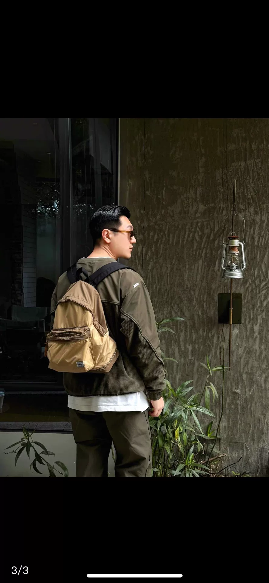 Porter Tan Brown Backpack