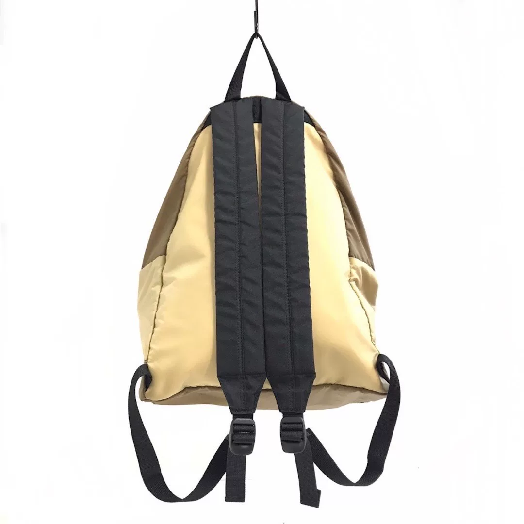 Porter Tan Brown Backpack — label