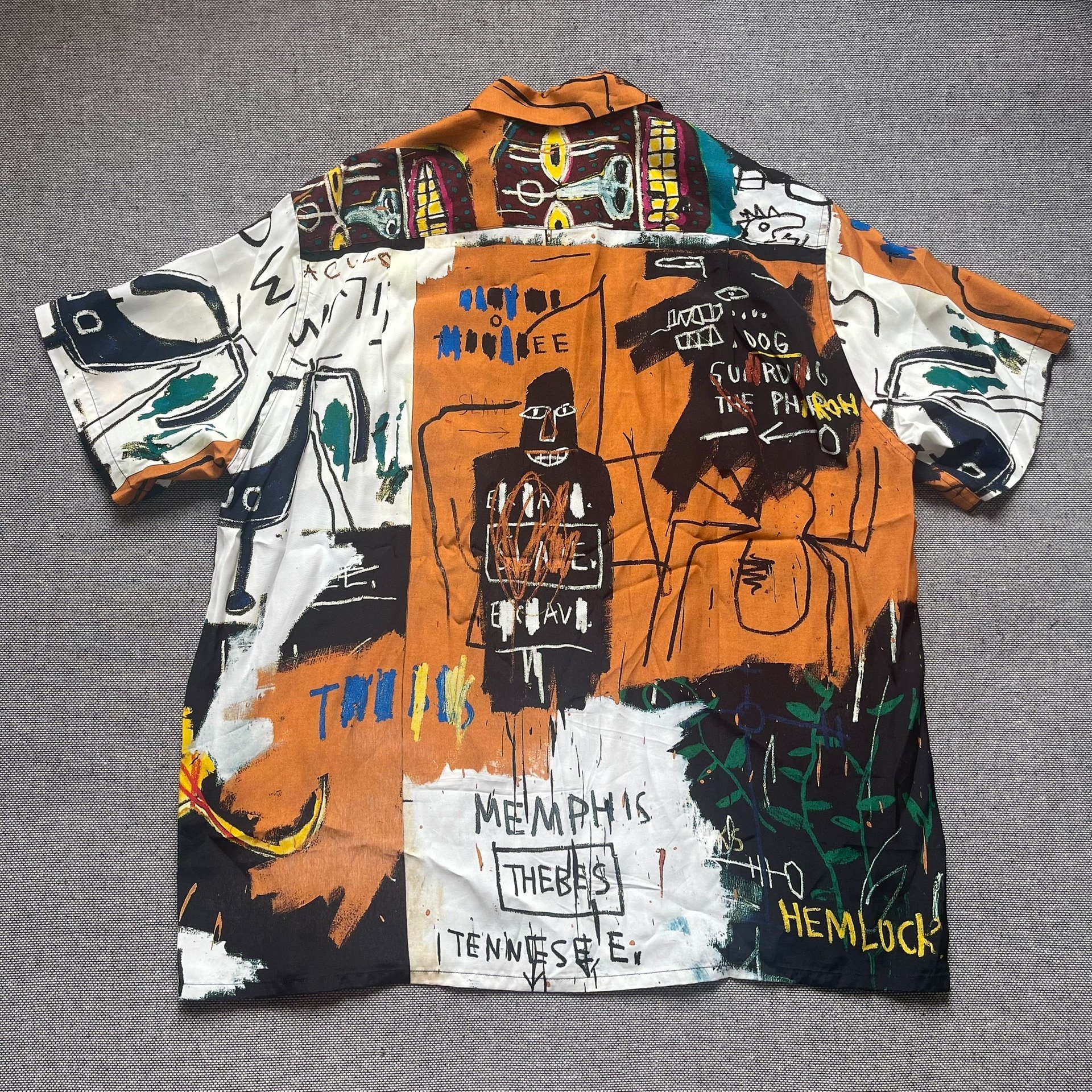 Wacko Maria Basquiat Hawaiian Shirt — front