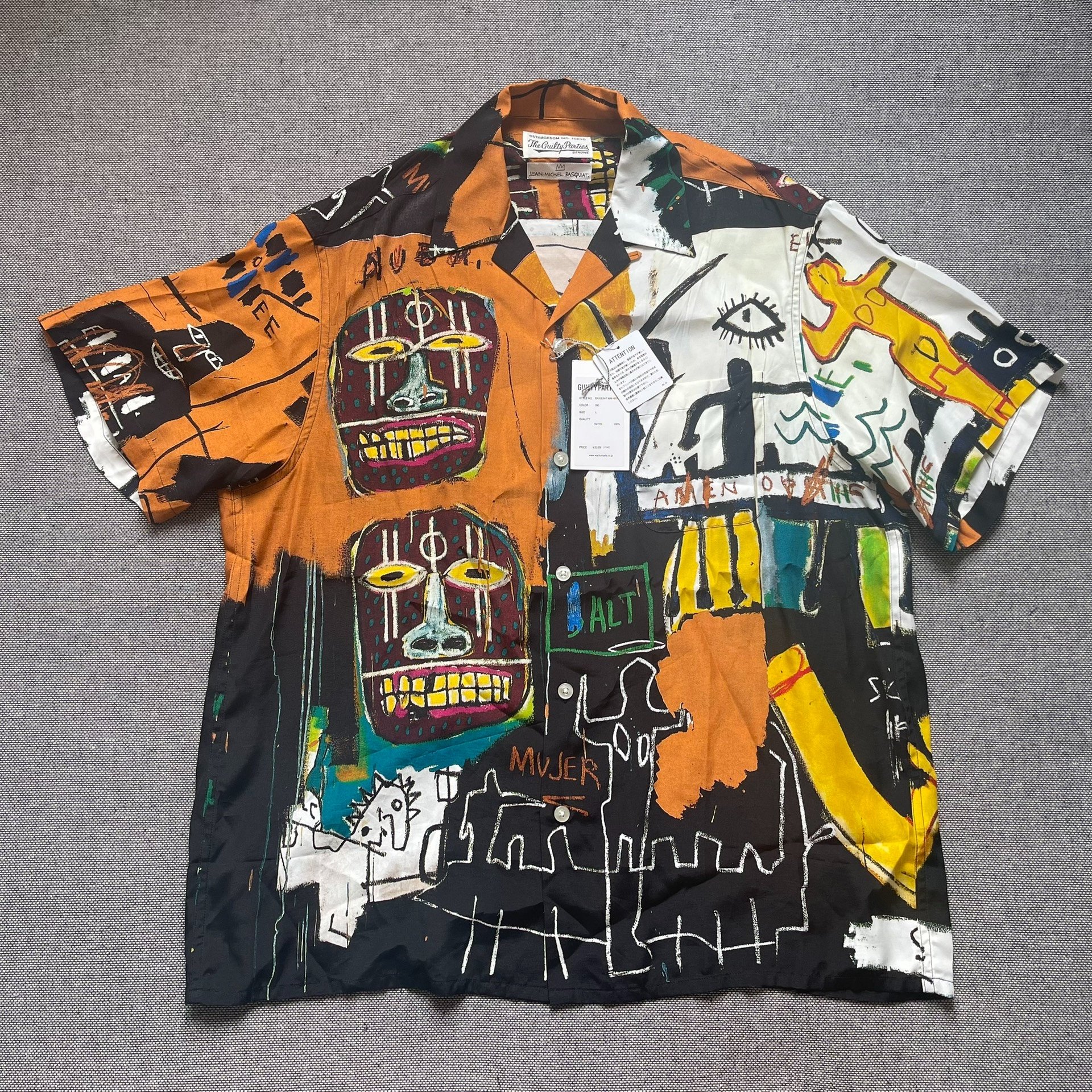 Wacko Maria Basquiat Hawaiian Shirt