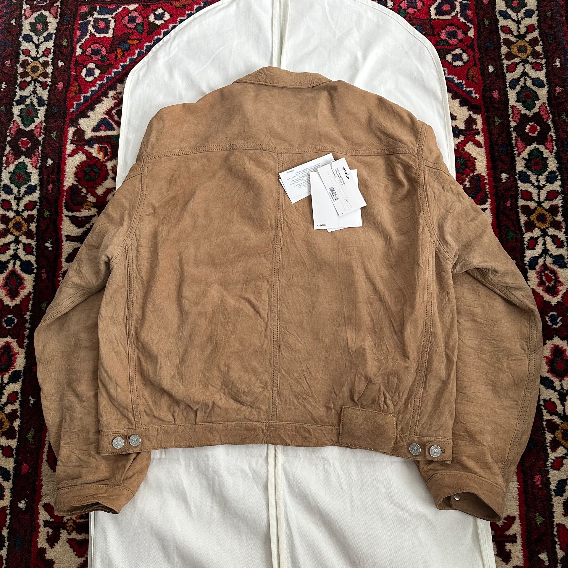 visvim 25AW 101X JKT SUEDE IT — back