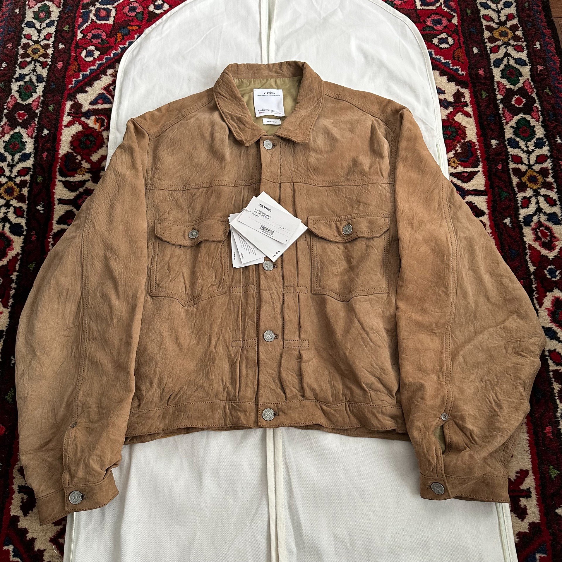 visvim 25AW 101X JKT SUEDE IT — front