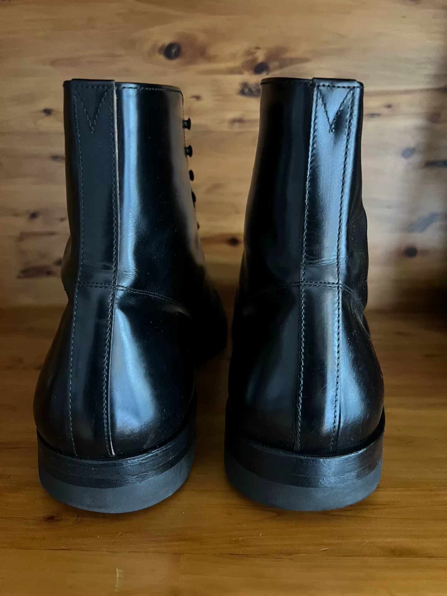Phigvel Leather Service Boots — label