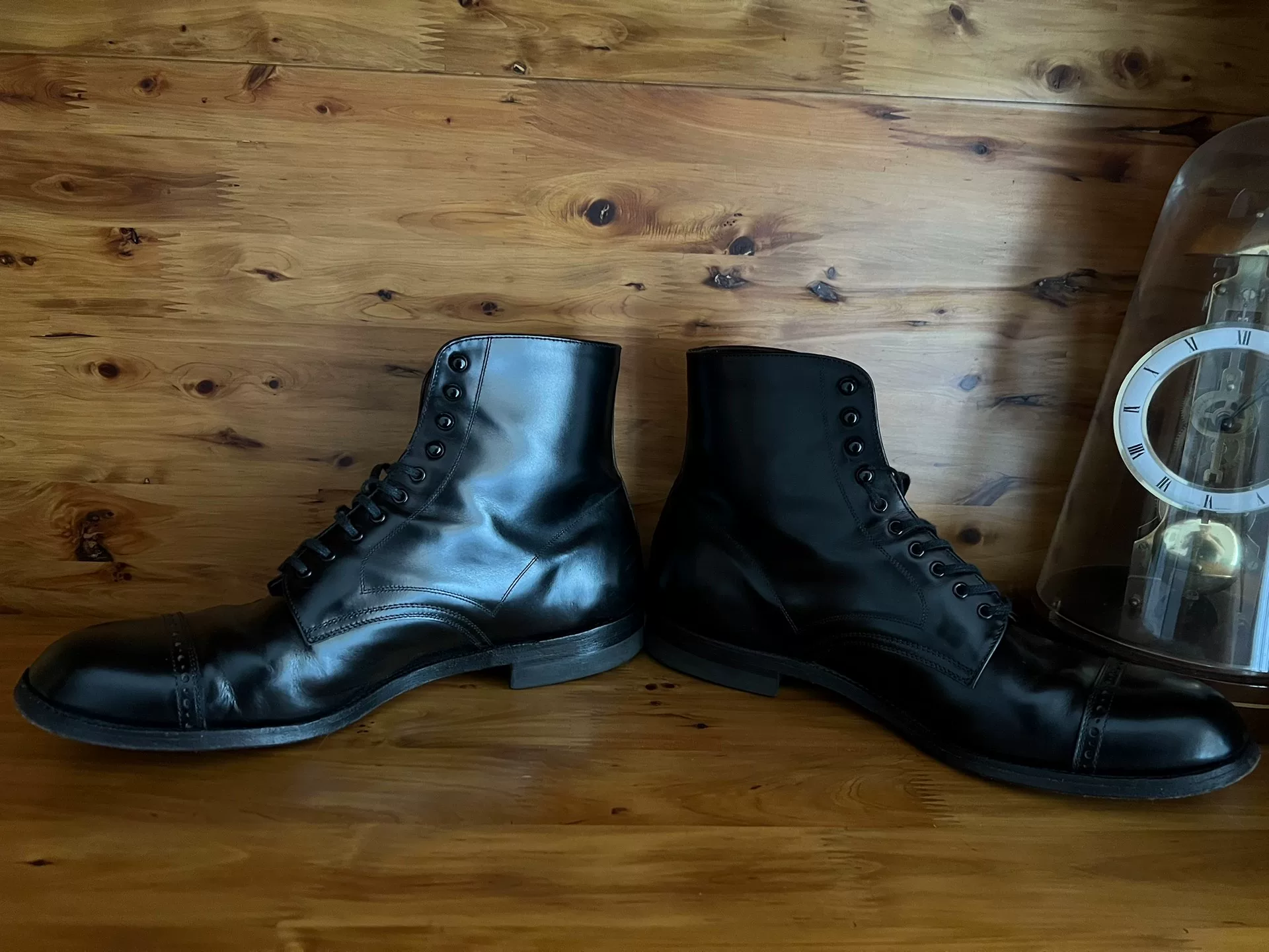 Phigvel Leather Service Boots — back