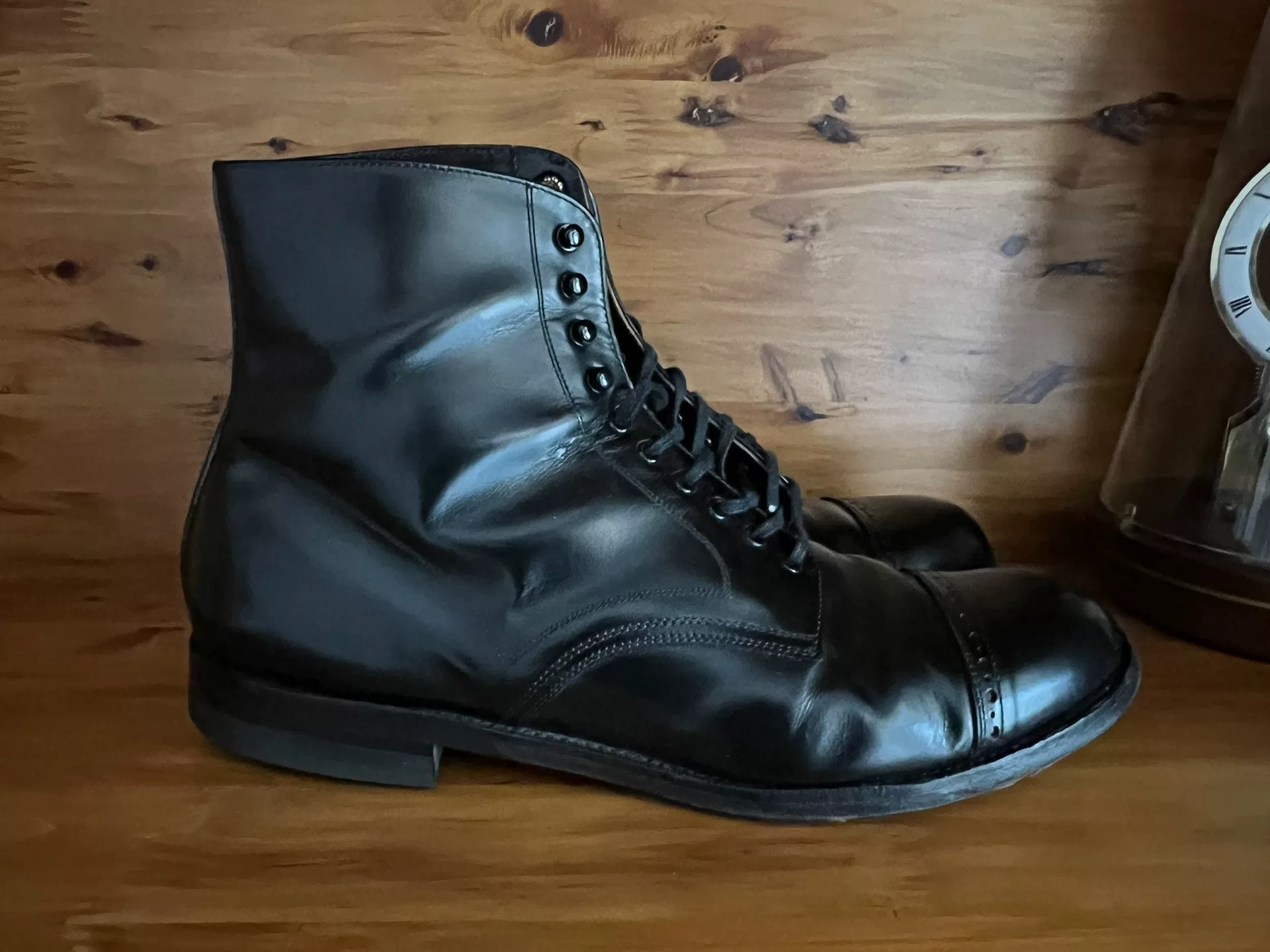 Phigvel Leather Service Boots — detail
