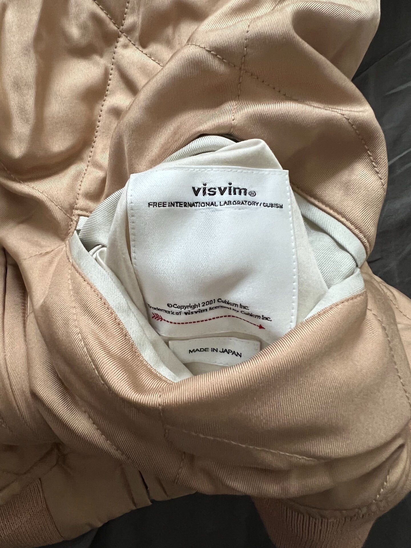 VISVIM LAKESHORE SOUVENIR JKT Limited — label