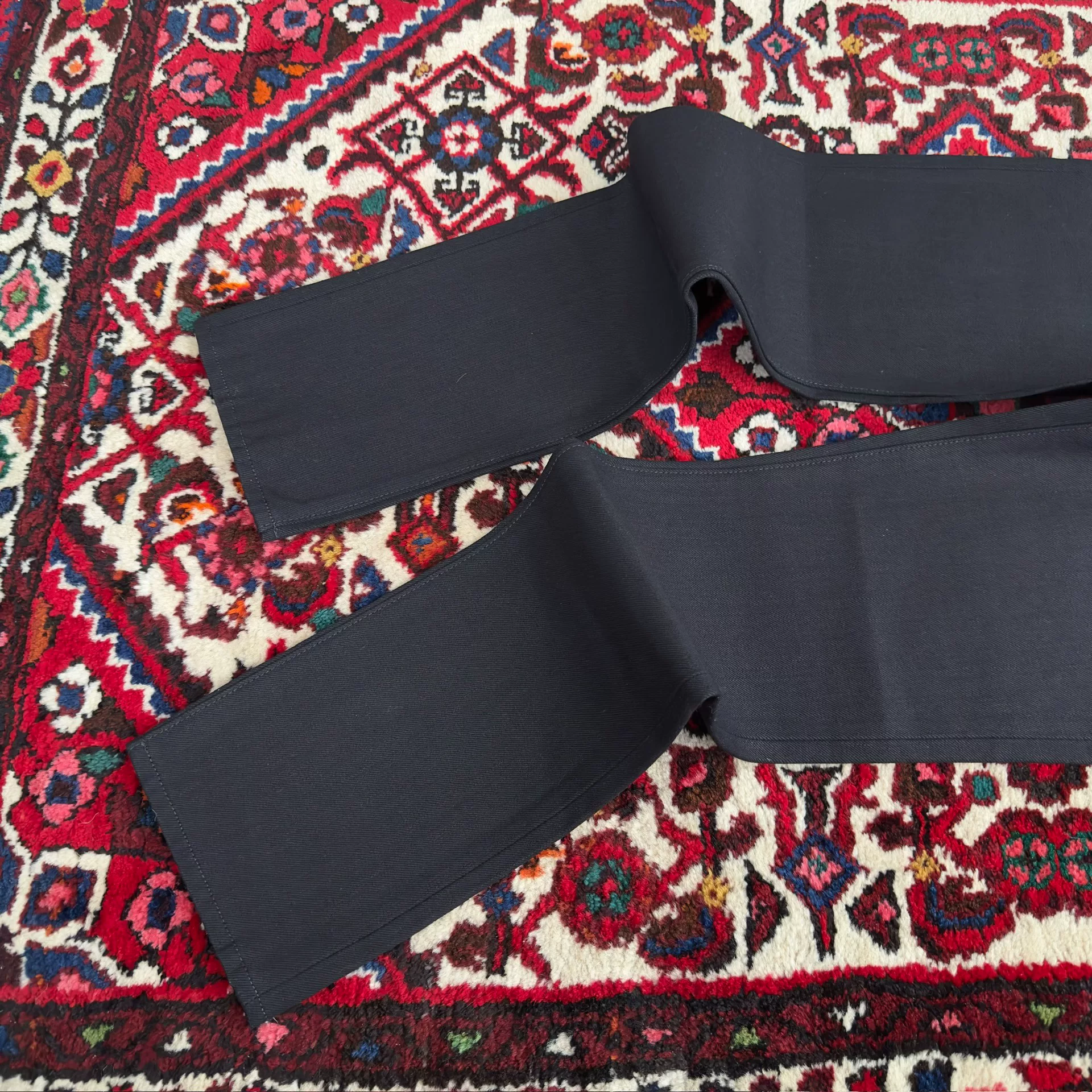 visvim 16aw 04 CMYK Black Jeans — back
