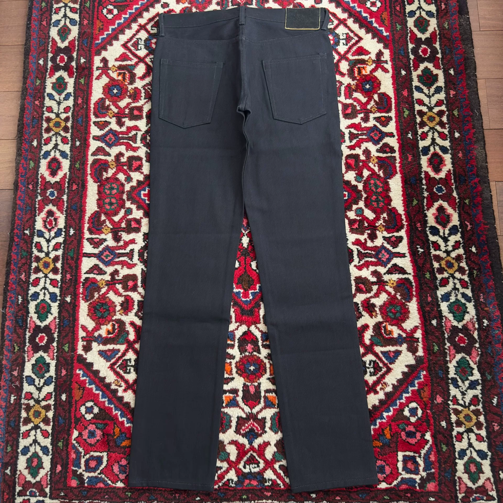 visvim 16aw 04 CMYK Black Jeans — front
