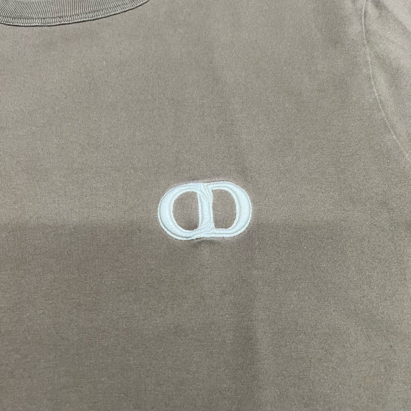 Dior CD Embroidered Logo Short Sleeve — front
