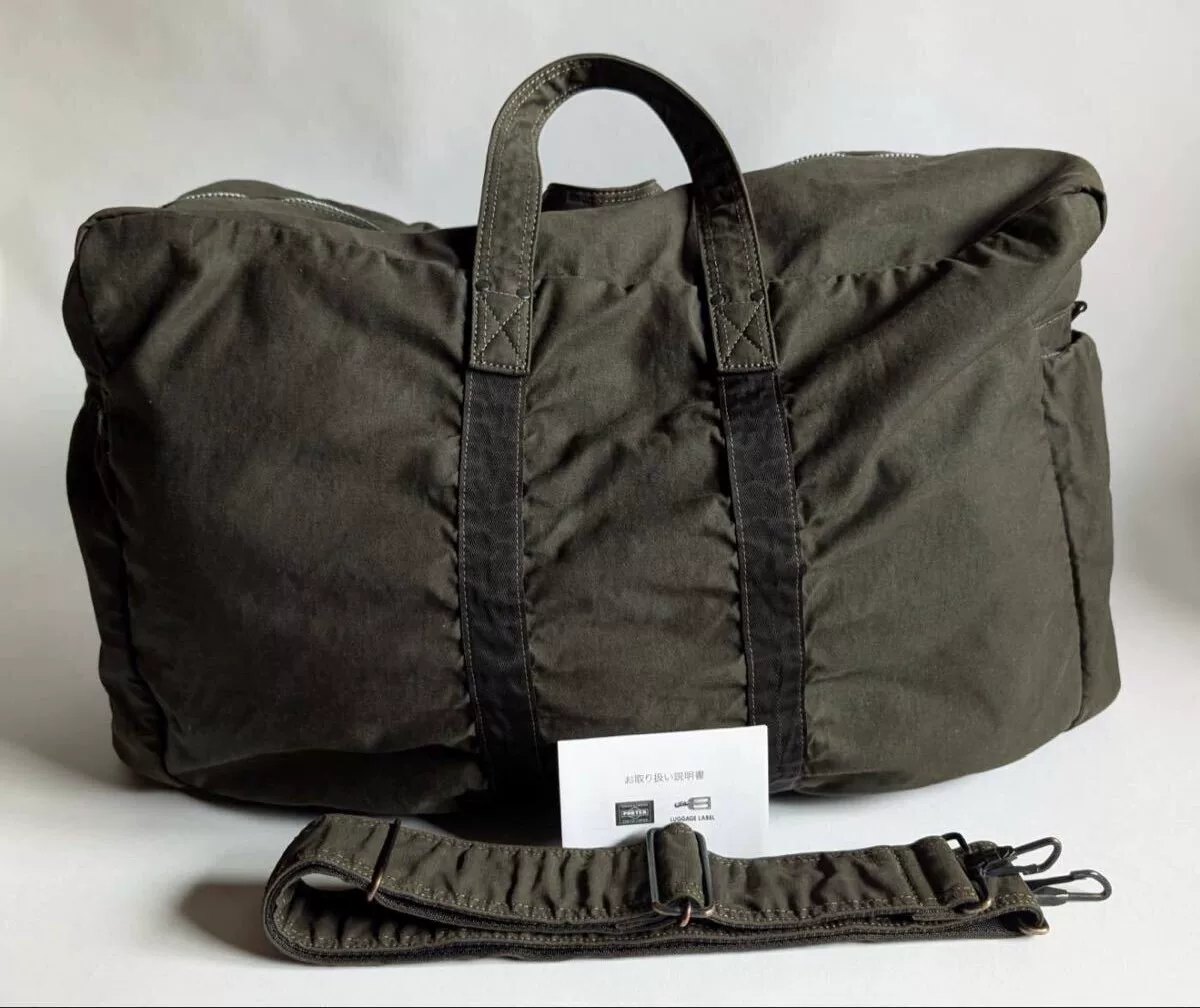 Porter Crag 2way Boston Bag L — label