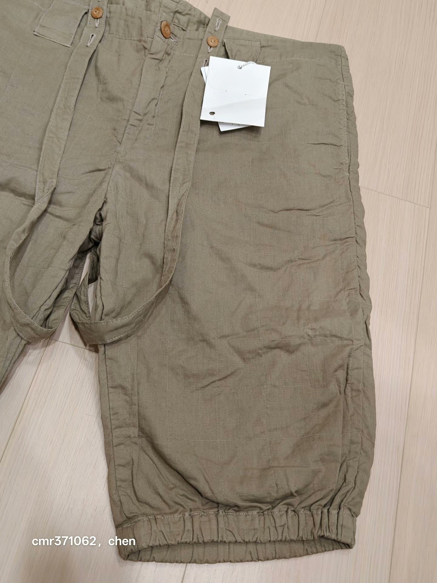 VISVIM 20SS MANNOCK SHORTS STITCHES — back