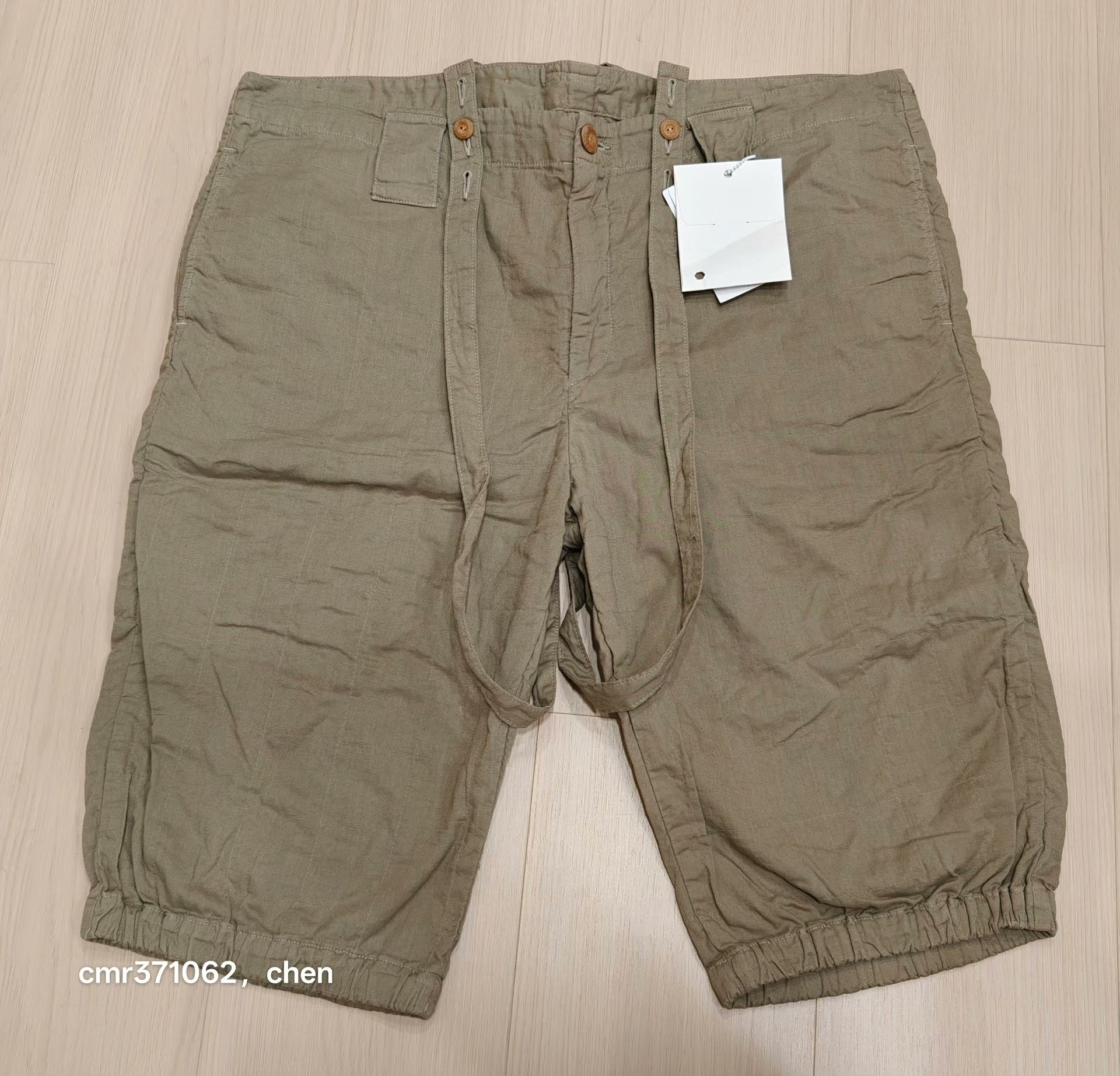 VISVIM 20SS MANNOCK SHORTS STITCHES