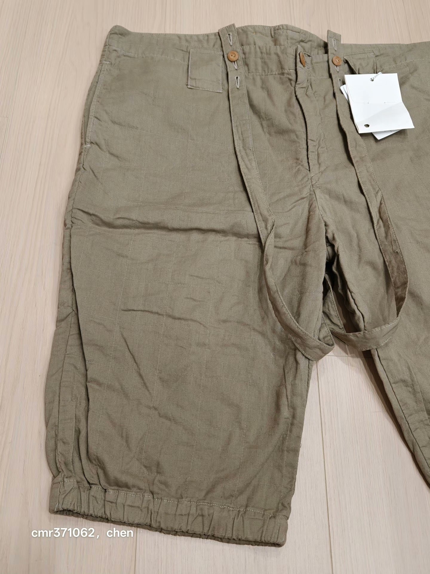 VISVIM 20SS MANNOCK SHORTS STITCHES — detail