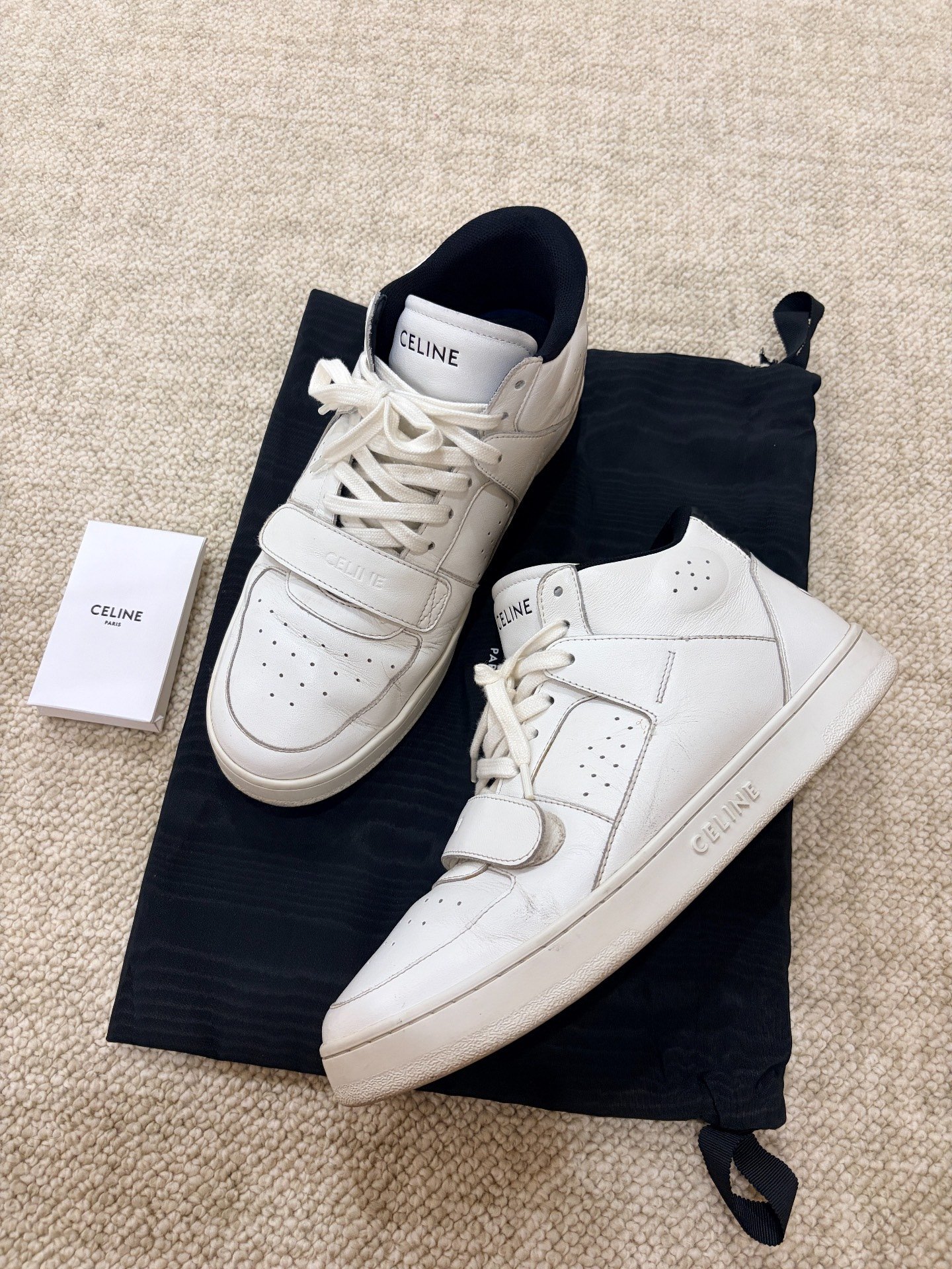 Celine 21ss White Black Sport Sneakers 42 — back