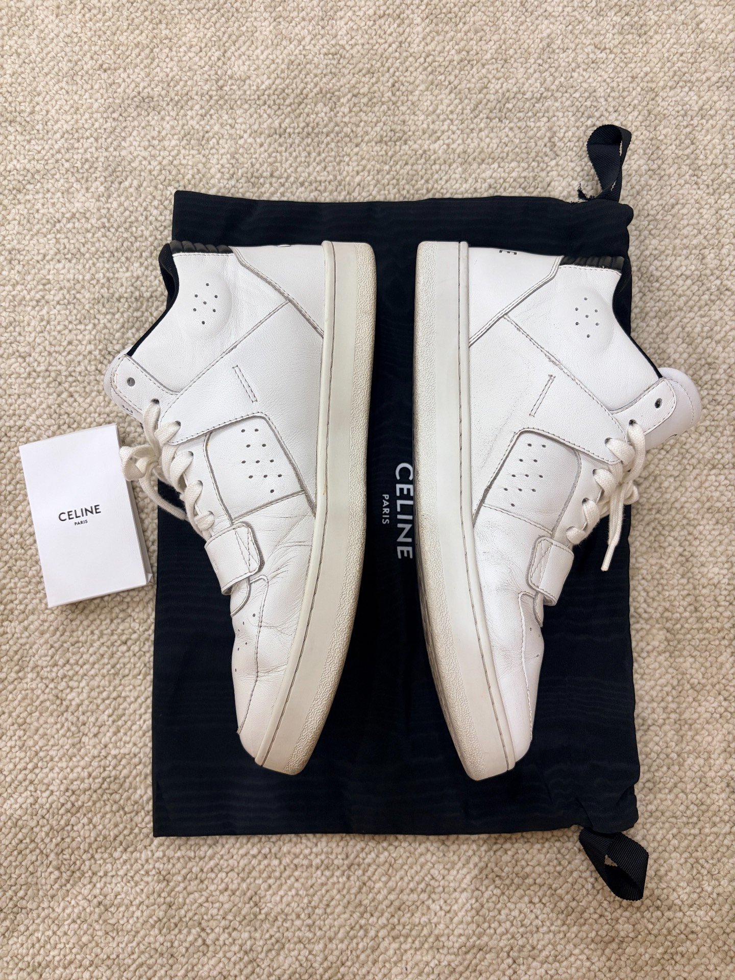 Celine 21ss White Black Sport Sneakers 42 — detail